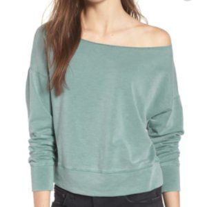 NWT Sundry Off The Shoulder Sweatshirt